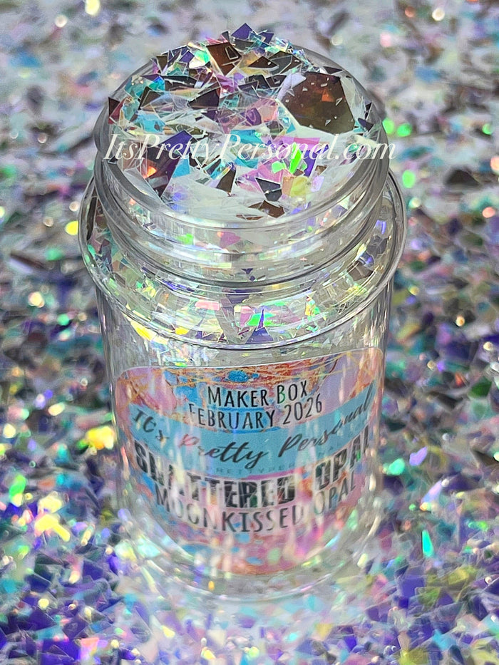 "MOONKISSED OPAL"- Shattered Opal Glitter (more purple shift mix)