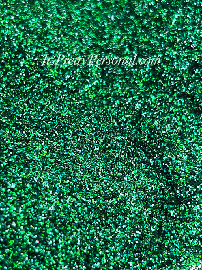 “Mystic Pine”- Dark Green Holographic Fine