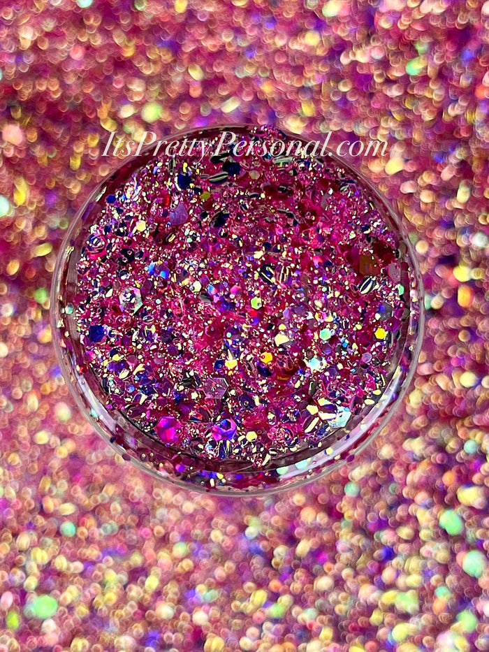 "Once Upon A Pink XL"- Princess Glitter Collection Pink