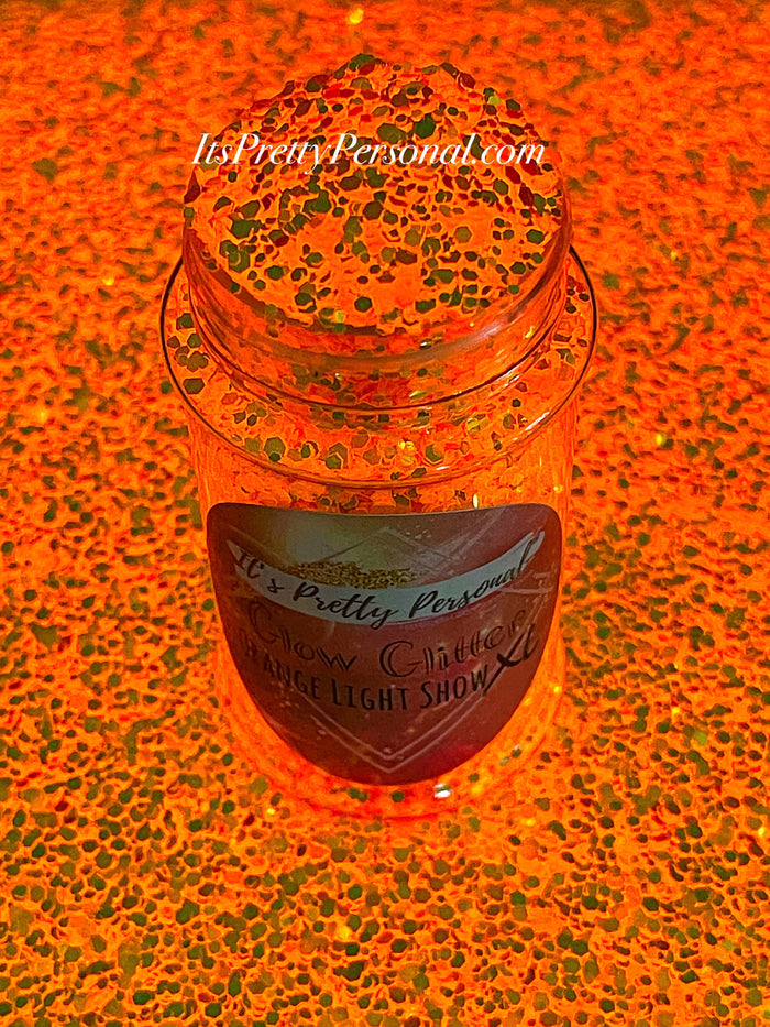 “ORANGE Light Show XL”-GLOW Glitter