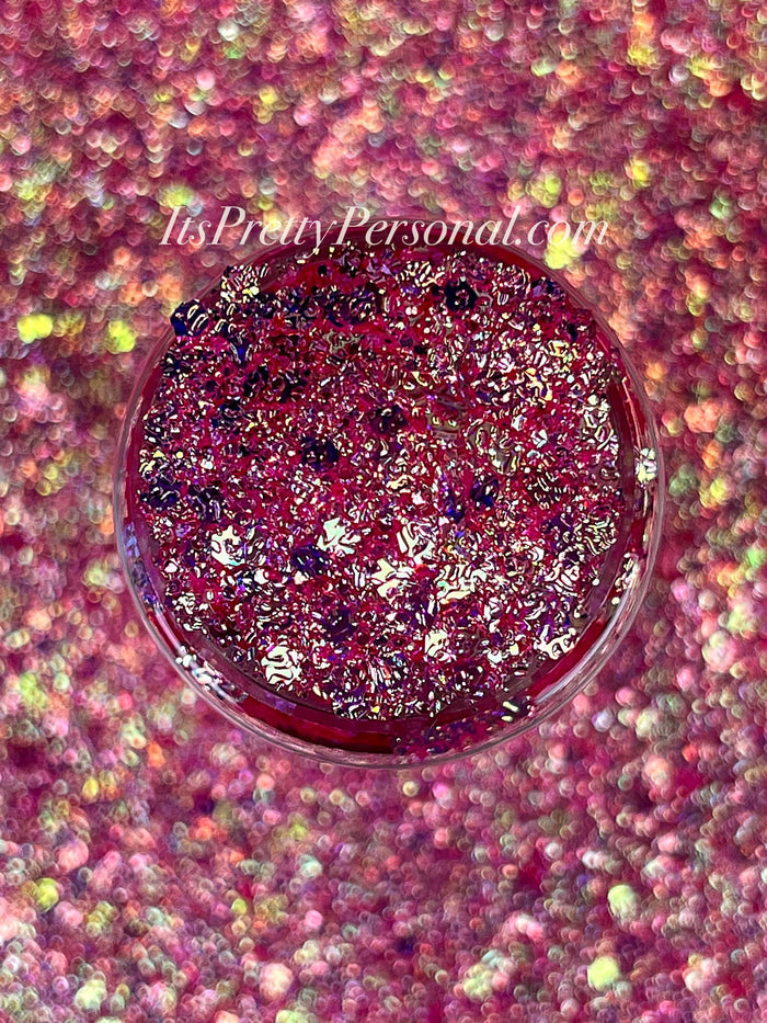 “Pearlwave Pink XL”- FROSTED Glitter Collection