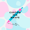 Pen Wraps / Bookmark Vinyl- Design Your Own!