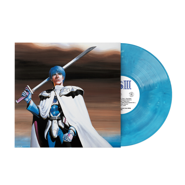 Phantasy Star III (Original Video Game Soundtrack) - Tokuhiko Uwabo (1xLP Vinyl Record) - Blue Vinyl