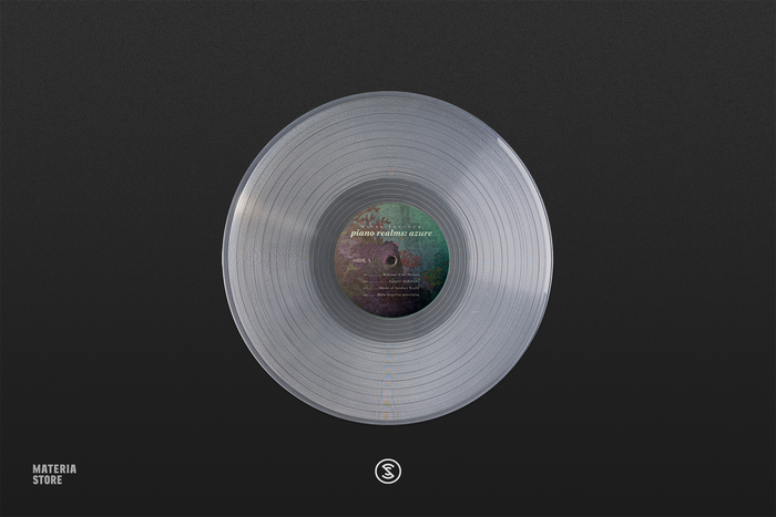 piano realms: azure - David Peacock & Augustine Mayuga Gonzales (1xLP Vinyl Record) [Clear Shores Variant]