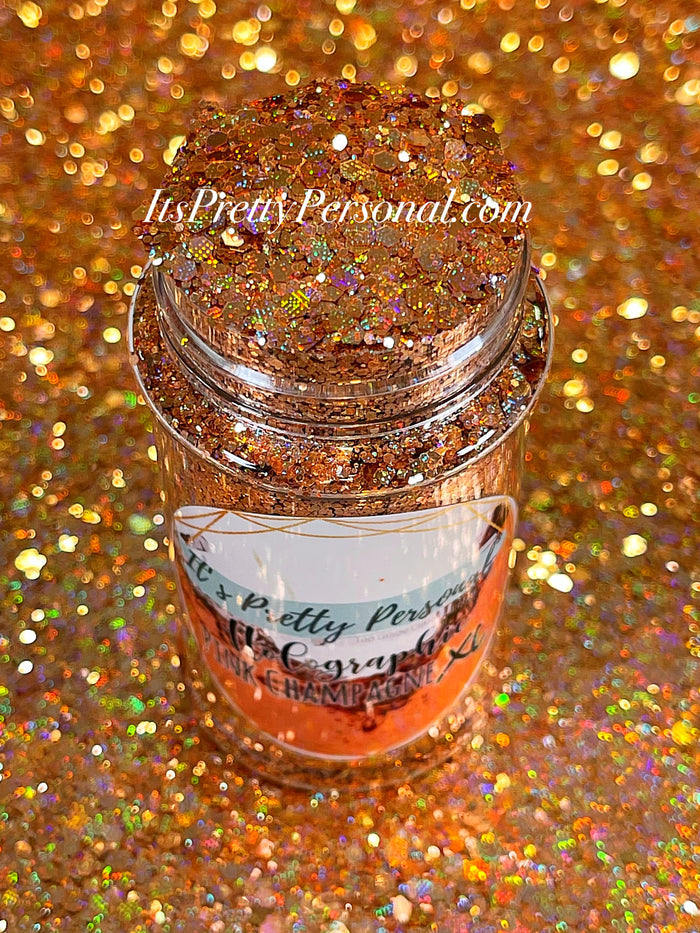 “Pink Champagne XL ”- Holographic XL