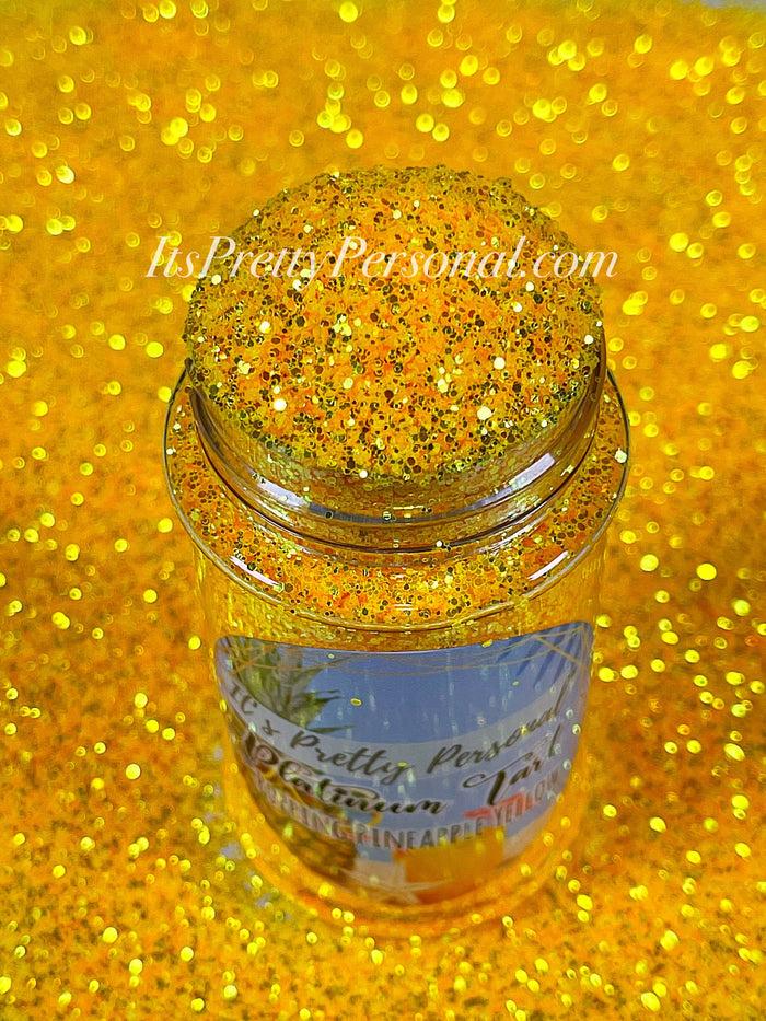 “Popping Pineapple Yellow”- Platinum Tart *slightly smaller cut