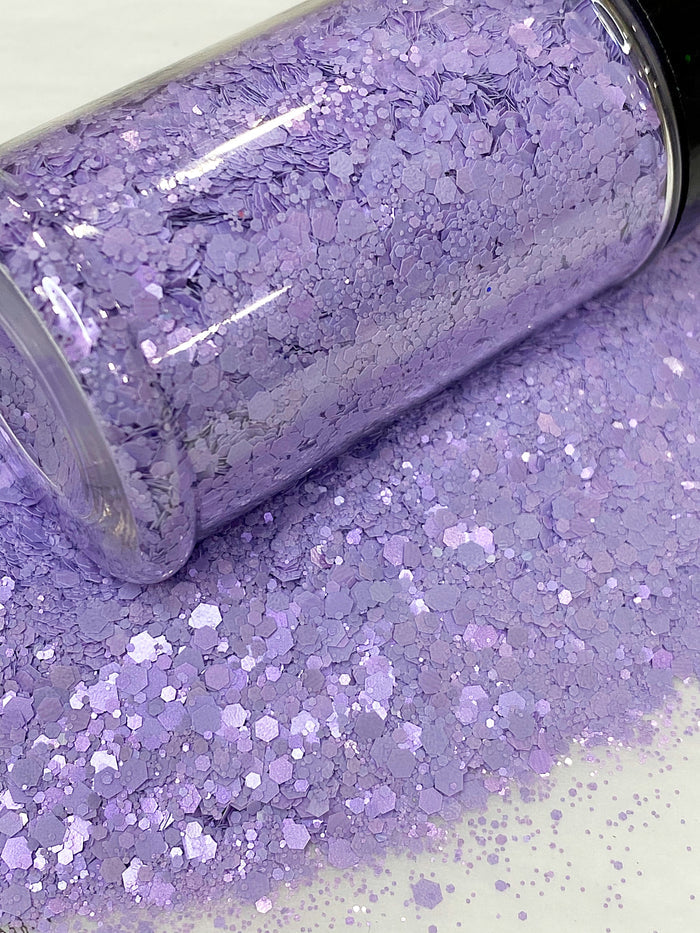 “Posy Purple”  XL Glitter  CHUNKY- Supplies  POSH