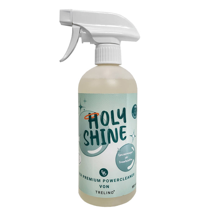Sprühflasche mit Reinigungsmittel "Holy Shine".