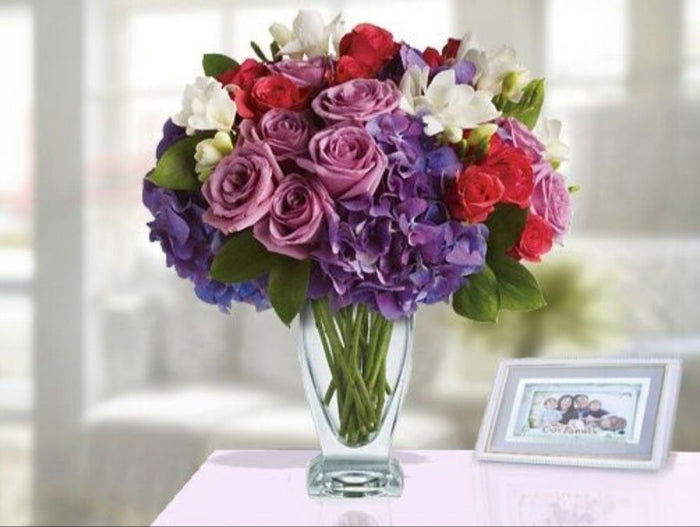 Purple Decorative Vase