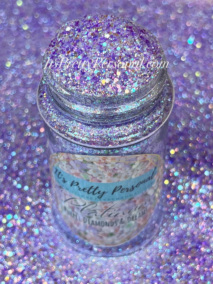 “Purple DIAMONDS & Dreams” - Platinum Pastels Collection- Extreme Sparkle Purple