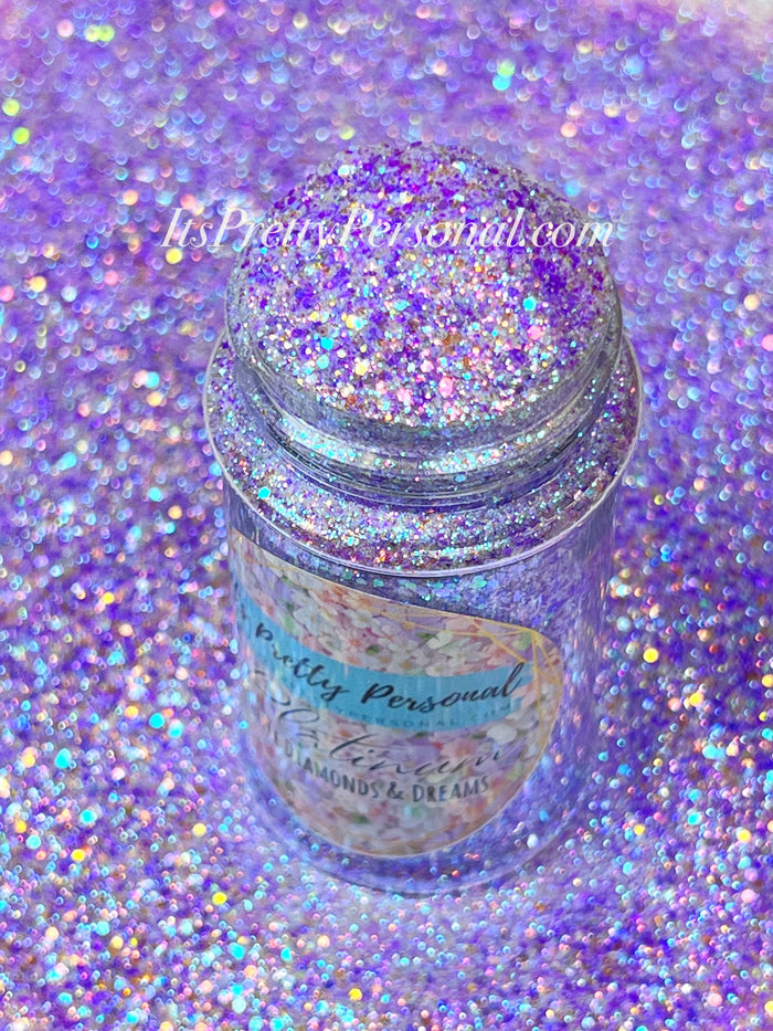 “Purple DIAMONDS & Dreams” - Platinum Pastels Collection- Extreme Sparkle Purple