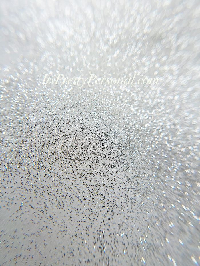 “Rainbow Platinum” ULTRA FINE 1/256 cut - EXTRA SPARKLE White