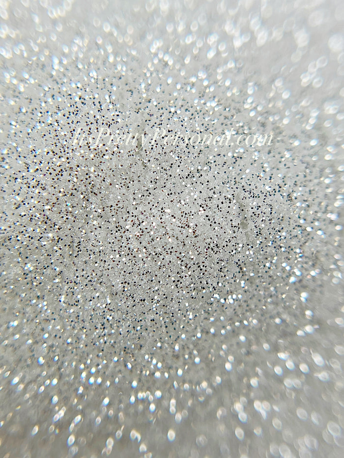 “Rainbow Platinum” ULTRA FINE 1/256 cut - EXTRA SPARKLE White