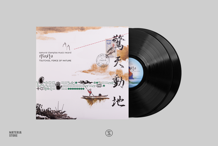 Samurai Champloo Music Record: Masta - Tsutchie and Force Of Nature (2xLP Vinyl Record)