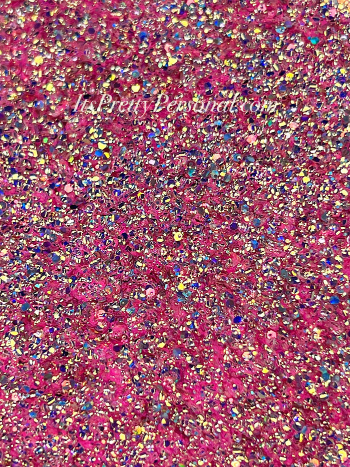 "SCHMedium Cotton Candy Crown"- Princess Glitter Collection Light Pink