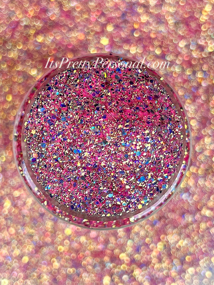 "SCHMedium Cotton Candy Crown"- Princess Glitter Collection Light Pink