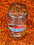 SCHMedium Cut- "Autumn Nights" -Orange Holographic Glitter