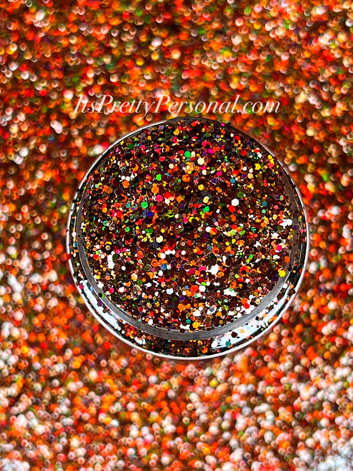 SCHMedium Cut- "Brown and Boujee" -Brown Holographic Glitter
