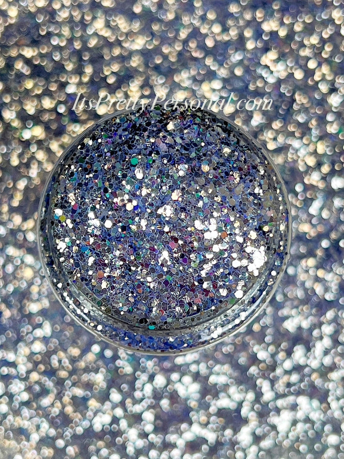 SCHMedium Cut- "Fairy Floss Violet" -Pastel Purple Holographic Glitter