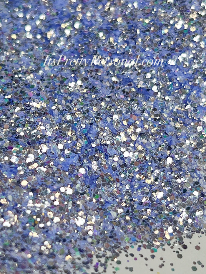 SCHMedium Cut- "Fairy Floss Violet" -Pastel Purple Holographic Glitter
