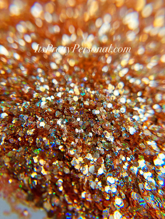 SCHMedium Cut- "Pink Champagne" -Holographic Glitter