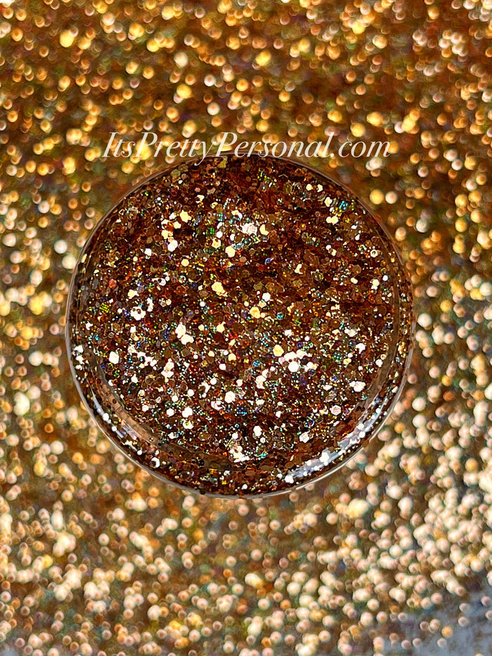 SCHMedium Cut- "Pink Champagne" -Holographic Glitter