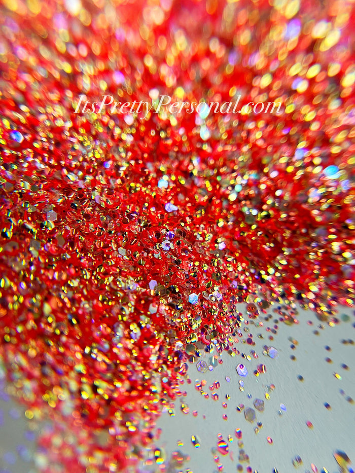 “SCHmedium Cut Be Brave"- Princess Glitter Collection Orange