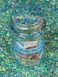 "SCHmedium Cut Demigod Teal"- Princess Glitter Collection