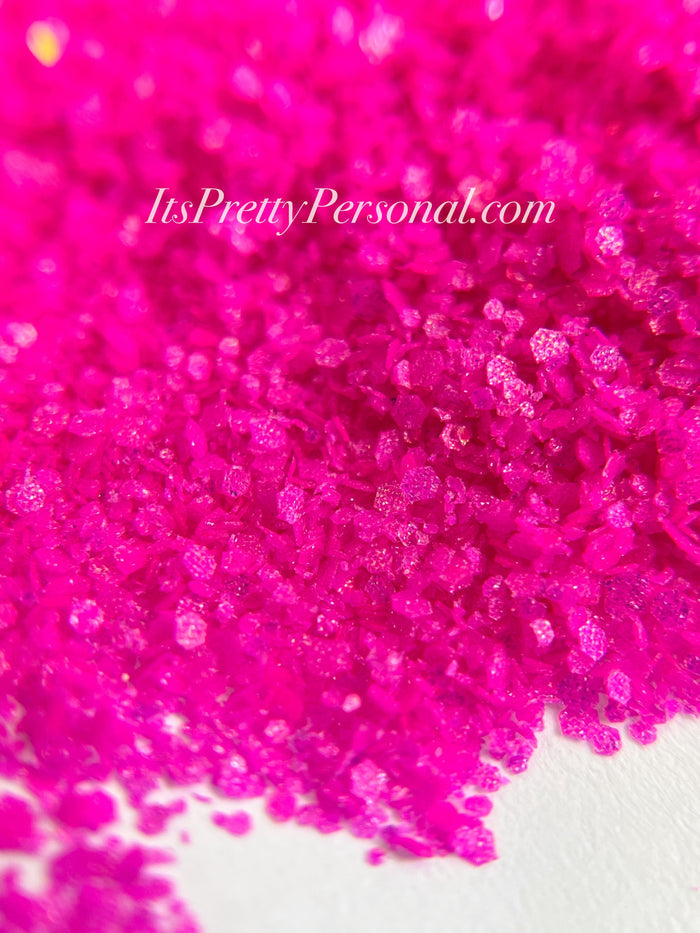 "SCHMedium Cut Shocking Pink” - Glittered Glitter Collection