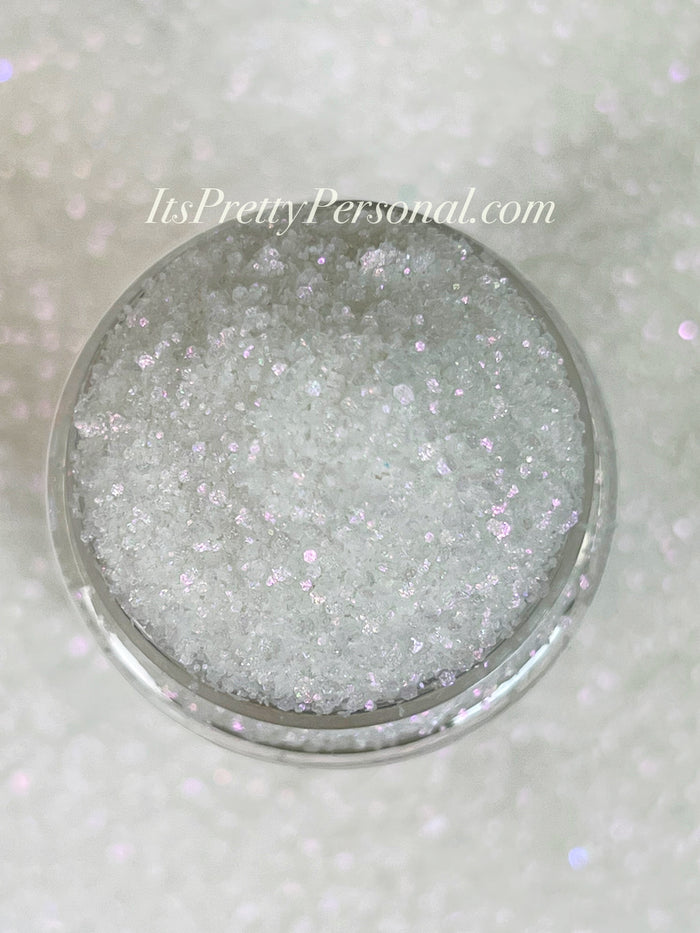 “SCHMedium Cut White Pearl” - Glittered Glitter Collection