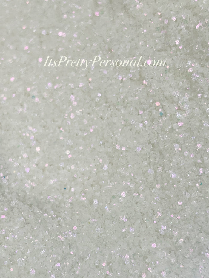 “SCHMedium Cut White Pearl” - Glittered Glitter Collection