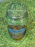 “SCHmedium Cut You Want A Kiss?"- Princess Glitter Collection Green