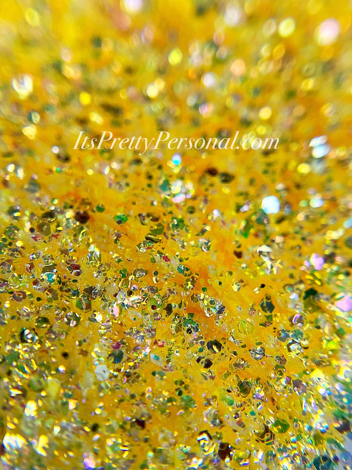 “SCHMedium Limoncello Yellow”- FROSTED Glitter Collection