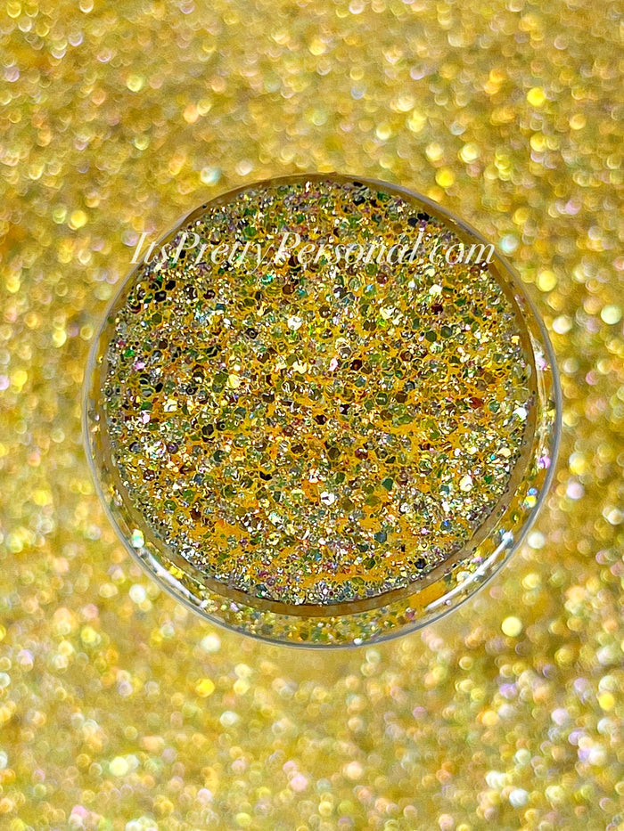 “SCHMedium Limoncello Yellow”- FROSTED Glitter Collection