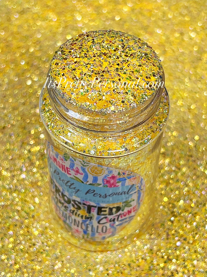 “SCHMedium Limoncello Yellow”- FROSTED Glitter Collection