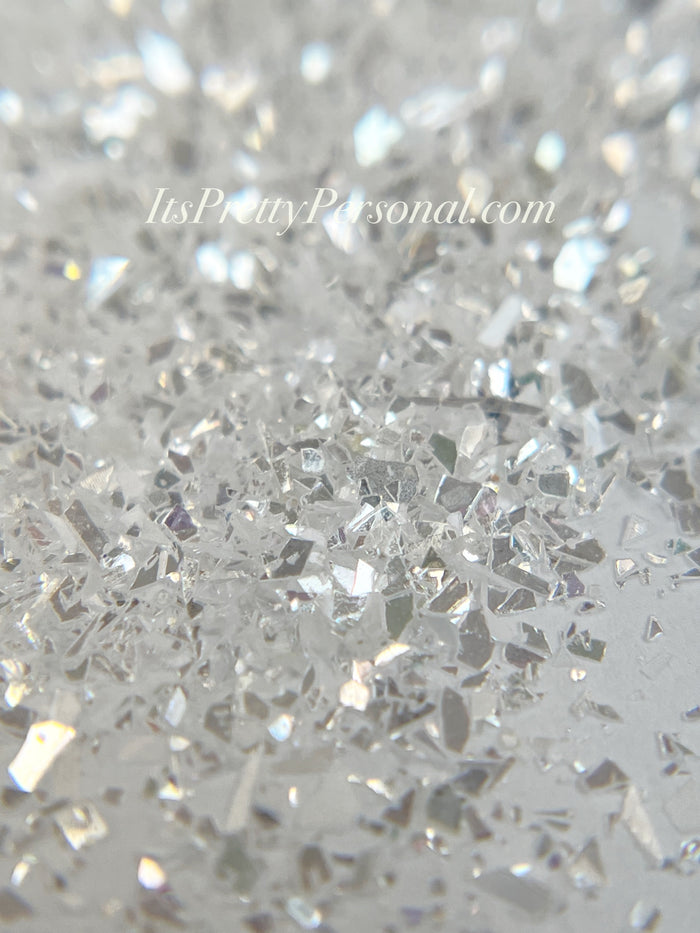 “SHATTERED Sassy But Classy”- Platinum Glitter