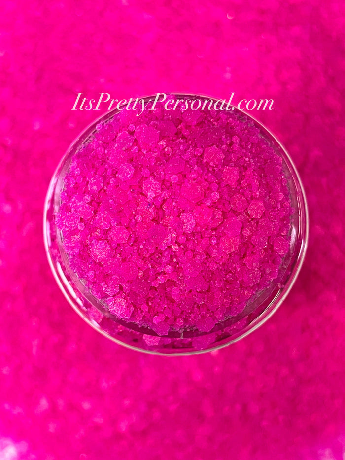 “Shocking Pink XL” - Glittered Glitter Collection