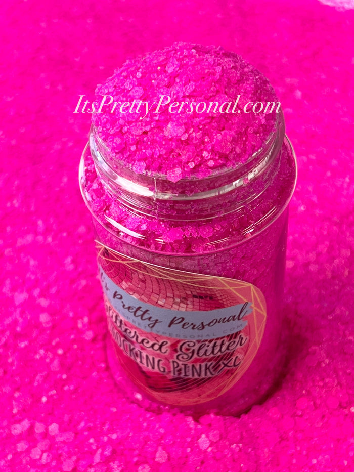 “Shocking Pink XL” - Glittered Glitter Collection