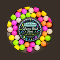 SILICONE BEAD MINI JAR- GLOW IN THE DARK- Approximately 40 beads