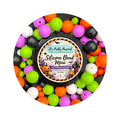 SILICONE BEAD MINI JAR- Halloween Season- Approximately 80 beads