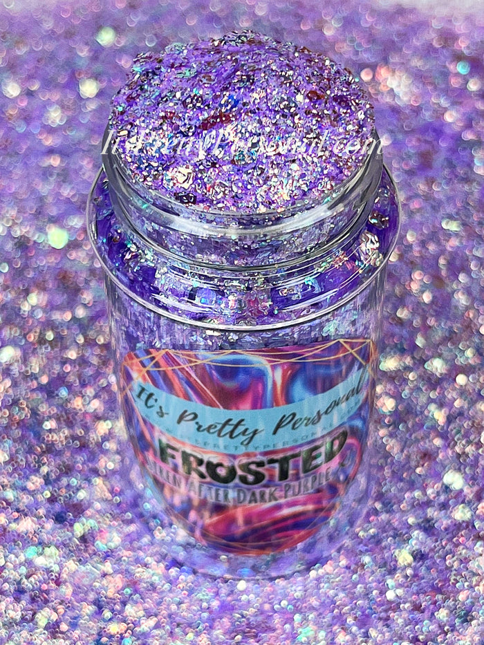 “Siren After Dark Purple XL”- FROSTED Glitter Collection