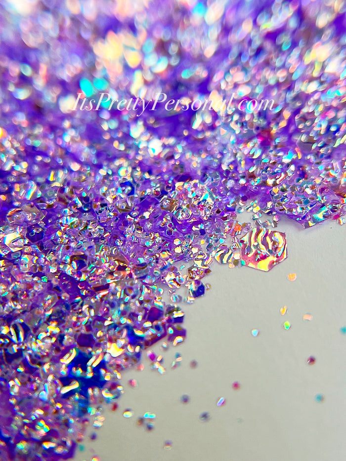 “Siren After Dark Purple XL”- FROSTED Glitter Collection
