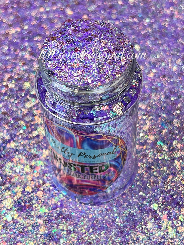 “Siren After Dark Purple XL”- FROSTED Glitter Collection