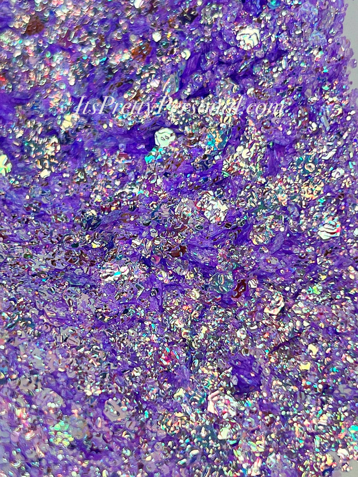 “Siren After Dark Purple XL”- FROSTED Glitter Collection