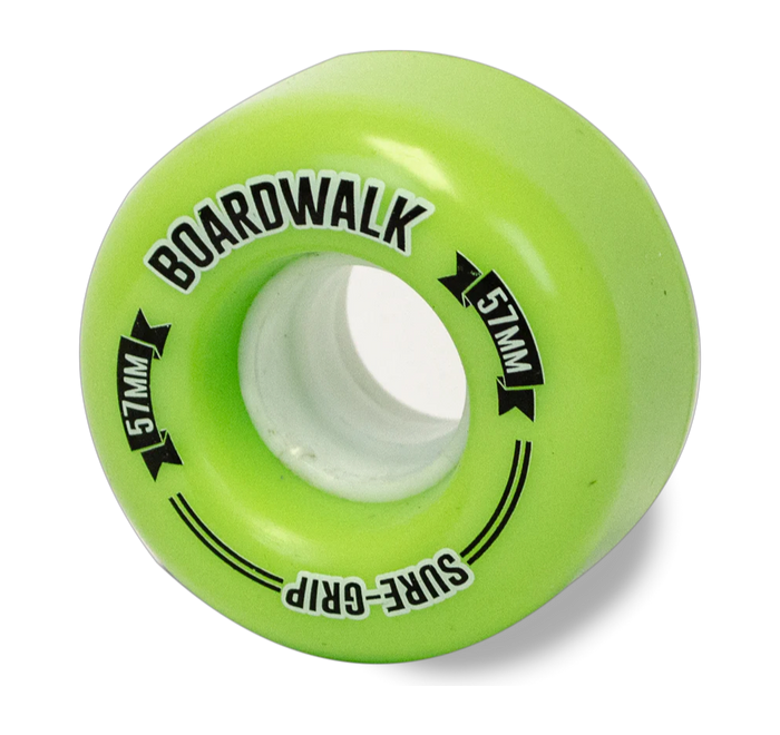 Sure Grip - Key Lime Green 57mm Boardwalk Outdoor Wheel (4 Pack)