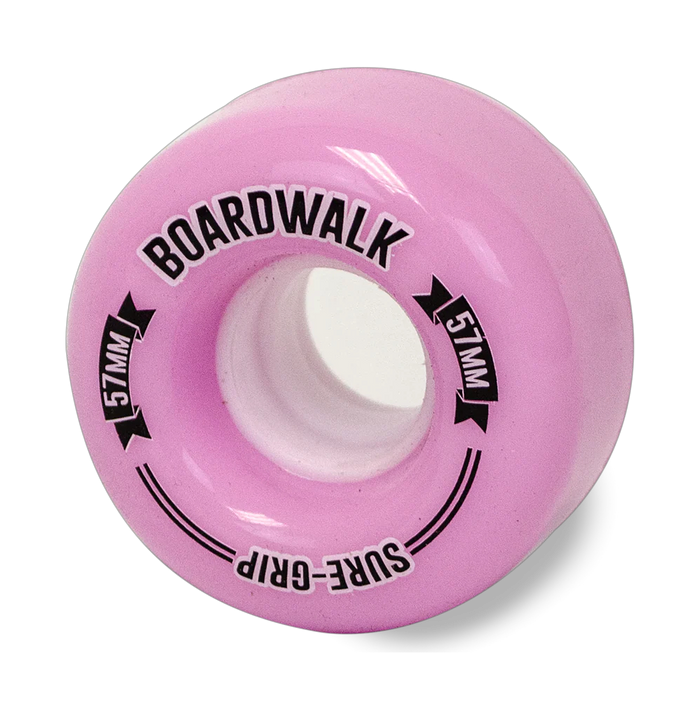 Sure Grip - Teaberry Pink 57mm Boardwalk Outdoor Wheel (4 Pack)