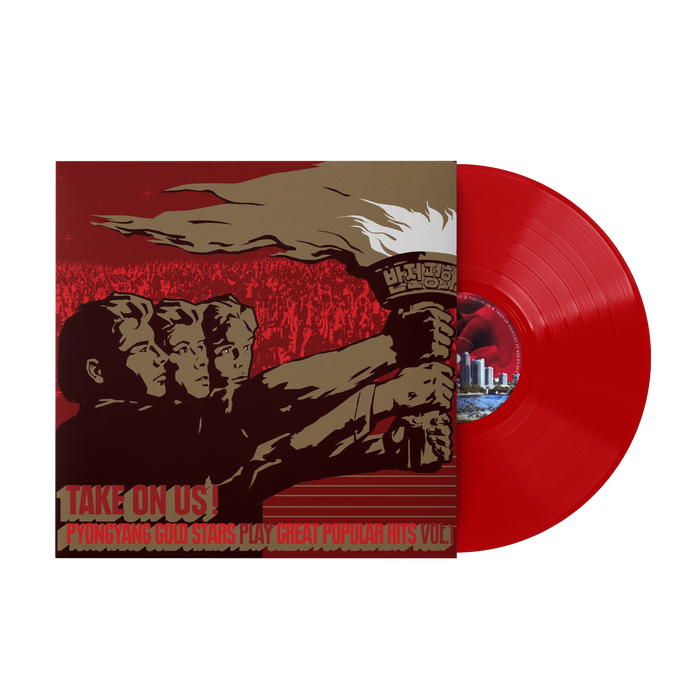 Take on Us! Pyongyang Gold Stars Play Great Popular Hits Vol. 1 - Pyongyang Gold Stars (1xLP Vinyl Record) - Red Vinyl