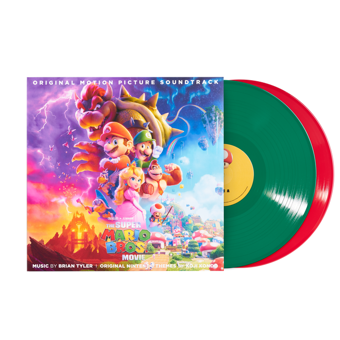 The Super Mario Bros. Movie (2xLP Vinyl Record) - Red & Green