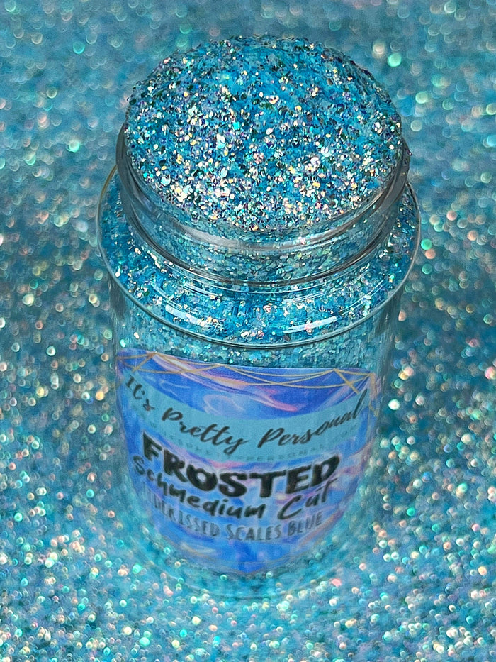 “Tidekissed Scales Blue SCHMedium”- FROSTED Glitter Collection SCHMedium