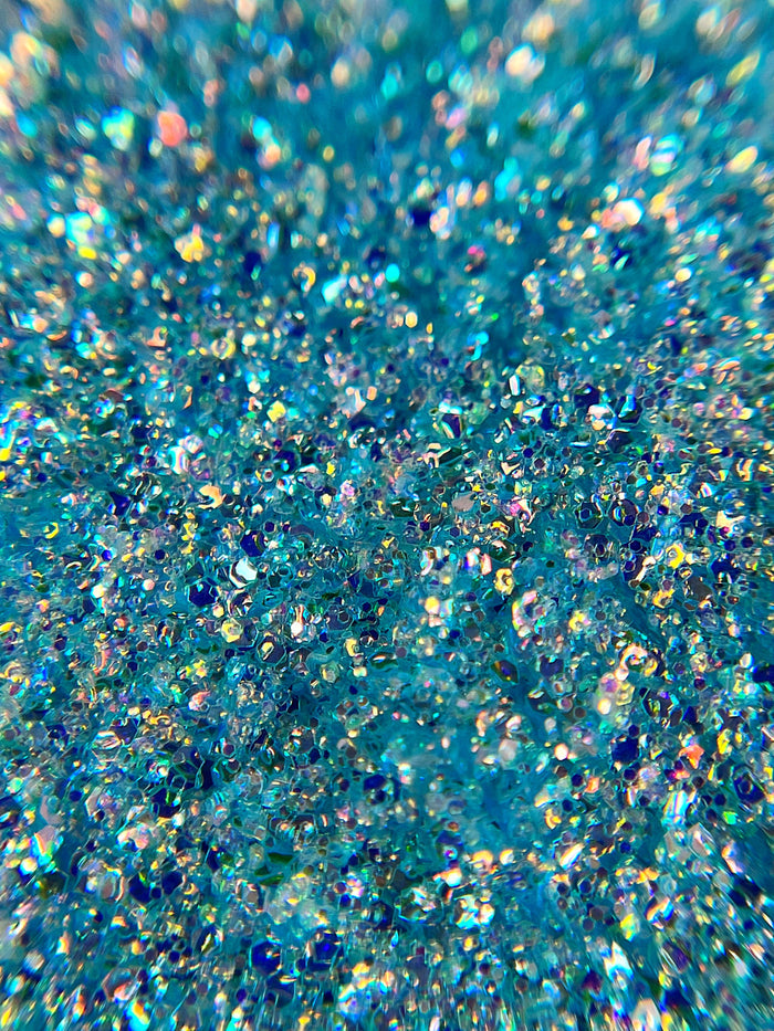 “Tidekissed Scales Blue SCHMedium”- FROSTED Glitter Collection SCHMedium